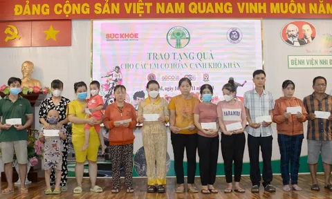 CEO FC trao tặng 89 triệu đồng viện phí cho các bệnh nhi có hoàn cảnh khó khăn tại Bệnh viện Nhi đồng 2