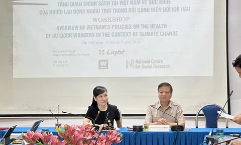 Sức khỏe người lao động ngoài trời sẽ chịu ảnh hưởng nhiều hơn bởi biến đổi khí hậu