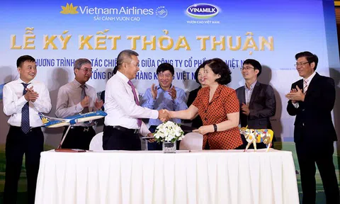 Vinamilk cung cấp sữa trên chuyến bay của Vietnam Airlines