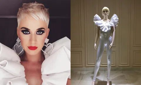 Katy Perry diện trang phục của nhà thiết kế Nguyễn Công Trí