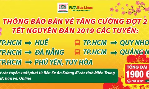 Tết Nguyên Đán - FUTA Bus Lines bán vé đúng người, phục vụ đúng đối tượng