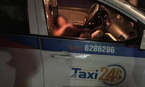 Phát hiện một người phụ nữ bất động trên xe taxi, nghi bị sát hại