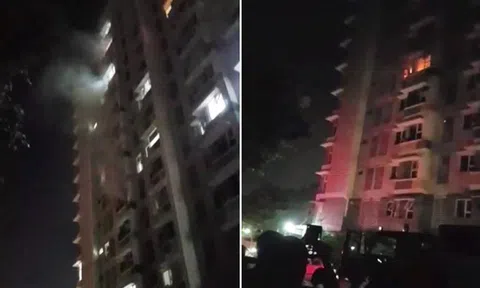 TP. Hồ Chí Minh: Cháy tại chung cư Flora Anh Đào lúc rạng sáng, hàng trăm người dân hoảng hốt