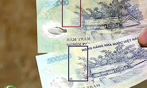 Cảnh báo mới về loại tiền giả 500.000 đồng