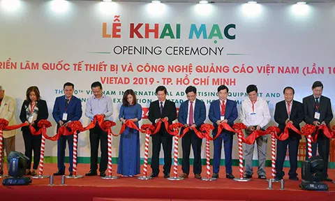 Khai mạc Triển lãm quốc tế thiết bị và công nghệ quảng cáo Việt Nam