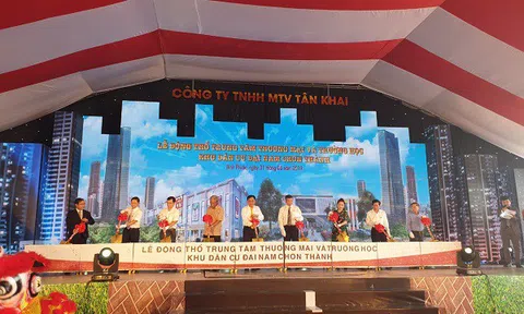 Xây dựng Trung tâm thương mại và Trường học tại Khu dân cư Đại Nam Bình Phước