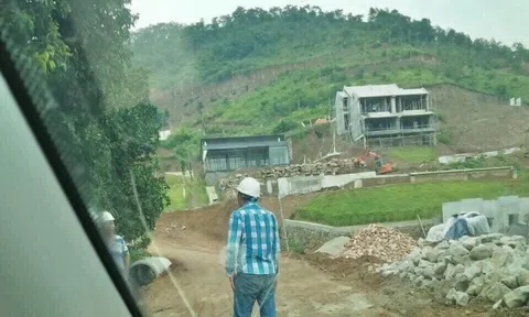 Hòa Bình: Dự án The Moon Village ngang nhiên xây dựng không phép