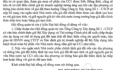 Thương vụ trái phiếu 850 tỷ đồng ở CC1: Kẻ muốn rời đi, nhà nước buộc phải thoái vốn