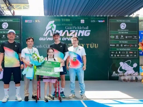 Giải Pickleball Amazing Quảng Trị gây quỹ cho Dự án Nhân ái Hoa Trà My