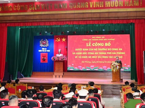 Hải Phòng: Giải thể công an 15 huyện, quận và thành phố