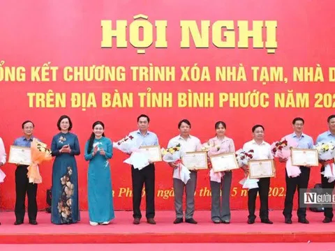 765 căn nhà mới được xây mới, sửa chữa cho hộ nghèo và người có công ở Bình Phước