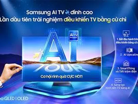 Samsung mang tính năng mới trên TV đến gần người dùng hơn qua Samsung Vision AI Tour 2025