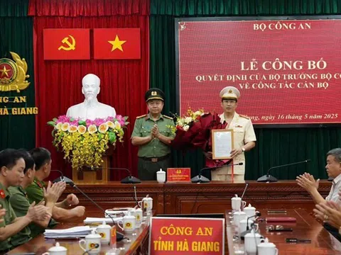 Bí thư Huyện ủy được bổ nhiệm làm Phó Giám đốc Công an tỉnh Hà Giang