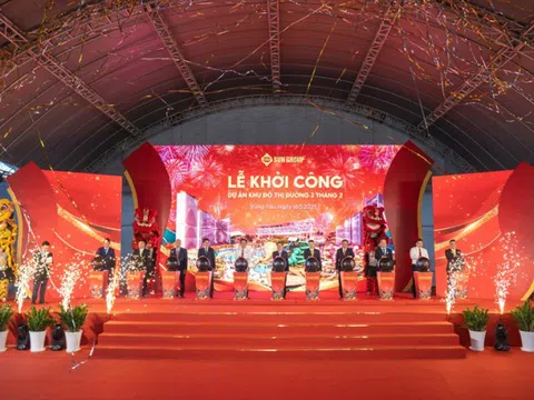 Sun Group khởi công khu đô thị biển 37.000 tỷ đồng lớn bậc nhất Vũng Tàu