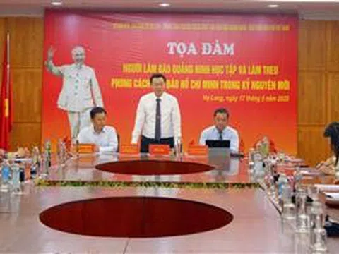Học tập và làm theo phong cách làm báo Hồ Chí Minh trong kỷ nguyên mới