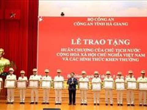 Xây dựng Công an Hà Giang trở thành 'lá chắn thép' giữ bình yên cho nhân dân