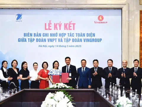 VNPT và Vingroup 'bắt tay' thúc đẩy chuyển đổi số, chuyển đổi xanh