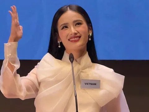 Ý Nhi trượt top 20 phần thi Hùng biện tại Hoa hậu Thế giới 2025