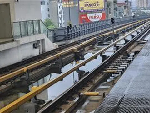 Phản hồi tình trạng nước chảy lênh láng trên tuyến metro Cát Linh - Hà Đông