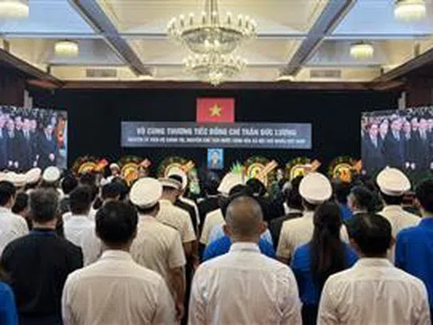 Long trọng lễ viếng nguyên Chủ tịch nước Trần Đức Lương tại TP Hồ Chí Minh