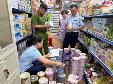 Nghệ An: Phát hiện nhiều sản phẩm sữa bột nhập lậu