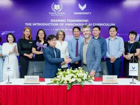 Vinschool triển khai Chương trình Trí tuệ Nhân tạo toàn diện từ mầm non đến lớp 12