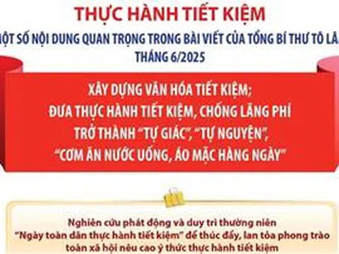 Xây dựng văn hóa tiết kiệm