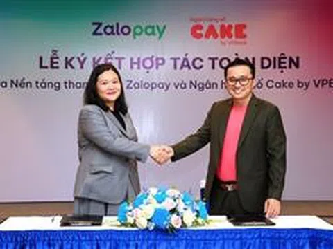 Cake hợp tác toàn diện cùng Zalopay mở rộng điểm chạm tài chính số