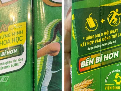 Sản phẩm sữa lúa mạch Nestlé Milo đảm bảo các chỉ tiêu an toàn