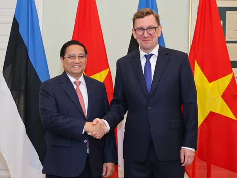 Thủ tướng Phạm Minh Chính hội đàm với Thủ tướng Estonia
