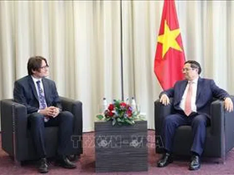 Thủ tướng Phạm Minh Chính làm việc với các doanh nghiệp Estonia, thúc đẩy triển khai các dự án tại Việt Nam