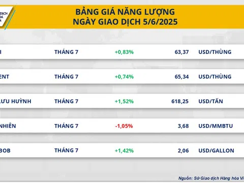 Dòng tiền đầu tư quay lại thị trường hàng hóa nguyên liệu thế giới