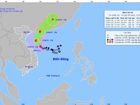 Diễn biến mới nhất của bão WUTIP