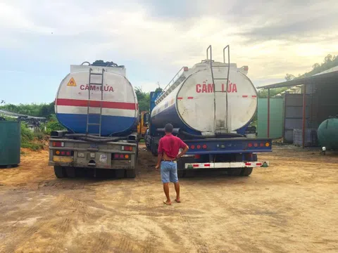 Phát hiện hơn 77 tấn chất lỏng nghi là dầu FO không hóa đơn, chứng từ