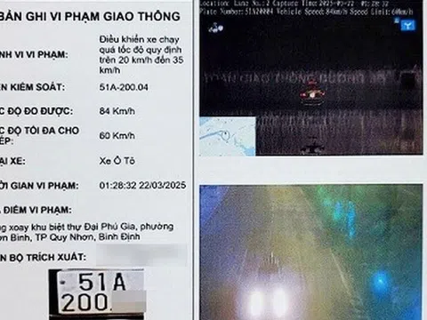 20 lần vi phạm tốc độ, tài xế ô tô nộp phạt gần 90 triệu đồng