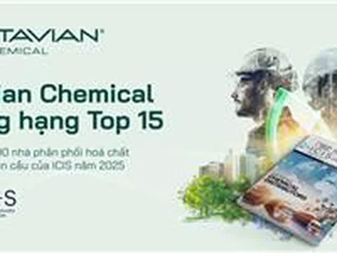 Stavian Hóa chất thăng hạng Top 15 trong 100 nhà phân phối lớn nhất toàn cầu theo ICIS 2025