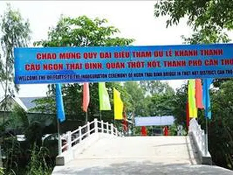 Cần Thơ: Khánh thành 2 cầu giao thông do Chính phủ Ấn Độ tài trợ