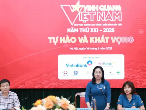 Tôn vinh 19 cá nhân, tập thể tại Chương trình Vinh quang Việt Nam 2025