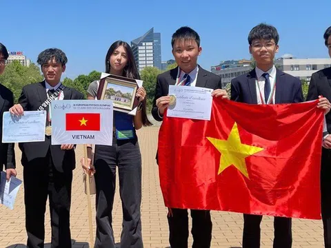 Học sinh Việt Nam đạt 4 huy chương Olympic Vật lý châu Âu