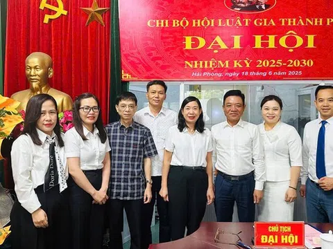 Chi bộ Hội Luật gia Tp.Hải Phòng tổ chức Đại hội nhiệm kỳ 2025 - 2030