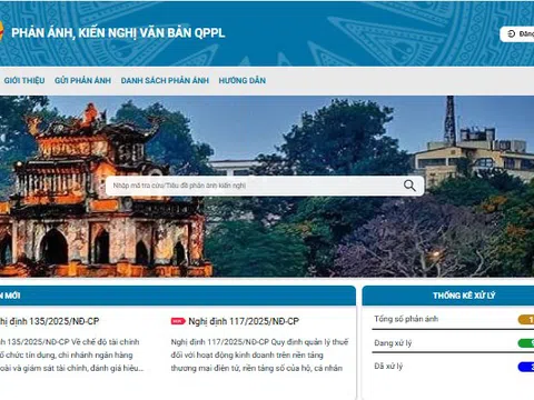 Trước 20/6, hoàn thành tích hợp Hệ thống tiếp nhận, xử lý phản ánh, kiến nghị về VBQPPL với Cổng TTĐT bộ, ngành, địa phương