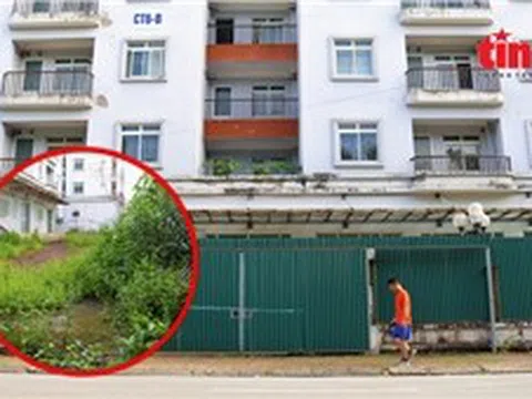 Cận cảnh khu tái định cư bỏ hoang từng là trụ sở quận ở Hà Nội