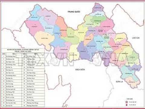 38 đơn vị hành chính cấp xã của tỉnh Lai Châu năm 2025