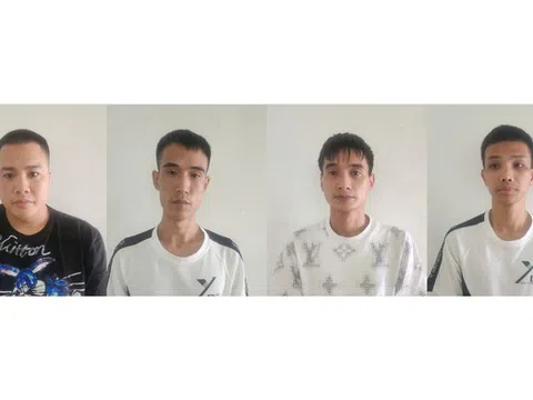 Bắt trọn ổ nhóm 4 đối tượng liên quan ma túy đá