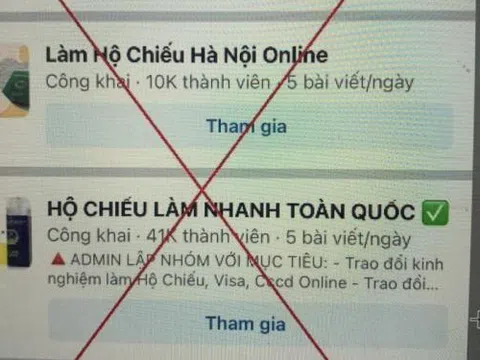 Cảnh giác trước chiêu trò hỗ trợ làm "hộ chiếu, visa nhanh" trên mạng xã hội