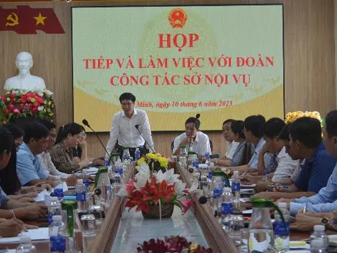 Kiên Giang kiểm tra, hướng dẫn công tác văn thư, lưu trữ quá trình sắp xếp bộ máy
