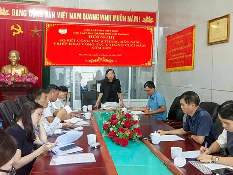 Hội Luật gia Tp.Hải Phòng sơ kết công tác 6 tháng đầu năm 2025