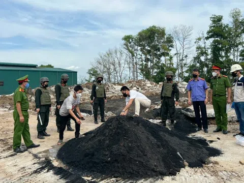 Triệt phá vụ án chôn, lấp chất thải công nghiệp với số lượng đặc biệt lớn, gây ô nhiễm môi trường