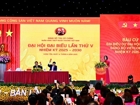 Vietcombank tổ chức thành công Đại hội đại biểu Đảng bộ lần thứ V, nhiệm kỳ 2025 – 2030