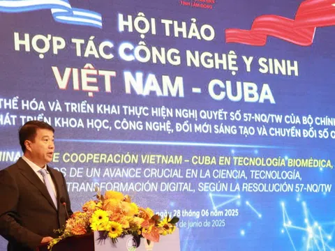Việt Nam và Cuba thúc đẩy hợp tác công nghệ y sinh điều trị ung thư, đột quỵ